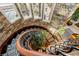 Stunning spiral staircase viewed from above at 609 China Doll Pl, Henderson, NV 89012