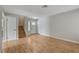 Living room with stairs leading to the second floor at 6536 Elk Creek Ln, Las Vegas, NV 89156