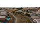 Aerial view of neighborhood with walking path at 788 Flowing Meadow Dr, Henderson, NV 89014