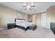 Spacious main bedroom with large windows and a cozy atmosphere at 788 Flowing Meadow Dr, Henderson, NV 89014