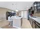 Spacious kitchen featuring granite countertops and modern cabinetry at 788 Flowing Meadow Dr, Henderson, NV 89014