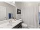 Clean bathroom with vanity and shower at 8113 Brown Clay Ave, Las Vegas, NV 89113