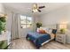 Bedroom with dresser and ceiling fan at 8113 Brown Clay Ave, Las Vegas, NV 89113