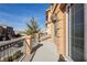 Private balcony with neighborhood views at 8428 Summers Ranch Ct, Las Vegas, NV 89139