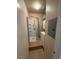 Bathroom with a shower stall and a combination washer/dryer at 8800 Roping Rodeo Ave # 103, Las Vegas, NV 89178