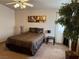 Bright bedroom with a double bed and a nice view at 8800 Roping Rodeo Ave # 103, Las Vegas, NV 89178