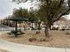 Relaxing community space with shaded picnic tables at 8800 Roping Rodeo Ave # 103, Las Vegas, NV 89178