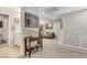 Upstairs hallway offering views of the bathroom and additional living space at 889 Ariel Heights Ave, Las Vegas, NV 89138