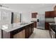 Kitchen with stainless steel appliances and a kitchen island at 2932 Torreon Ln, Las Vegas, NV 89121