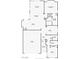 Detailed floorplan showcasing the layout of the home, including the bedrooms and garage at 3740 Corte Bella Hills Ave, North Las Vegas, NV 89081