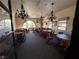 Attractive game room with poker tables and chandeliers at 3740 Corte Bella Hills Ave, North Las Vegas, NV 89081