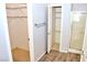 Bathroom with walk-in closet and shower at 53 Flowering Desert Dr, Palm Gardens, NV 89039