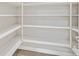 Large walk-in pantry with ample shelving at 65 Garibaldi Way, Henderson, NV 89011