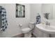 Clean and modern bathroom with white vanity and updated fixtures at 7230 N Decatur Blvd # 6, Las Vegas, NV 89131