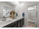 Double vanity bathroom with a separate shower and tub at 7230 N Decatur Blvd # 6, Las Vegas, NV 89131