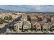 Aerial view showcasing house and surrounding neighborhood at 7660 Fabled Filigree St, Las Vegas, NV 89149