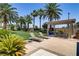 Relaxing lounge area with patio furniture under a pergola at 8255 Las Vegas Blvd # 121, Las Vegas, NV 89123