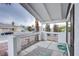 Covered porch with view of the street and neighborhood at 881 Stonehenge St, Las Vegas, NV 89110