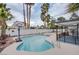 Refreshing pool and spa with basketball court view at 881 Stonehenge St, Las Vegas, NV 89110
