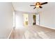 Large bedroom with carpeted floors and ceiling fan at 989 Crescent Falls St, Henderson, NV 89011