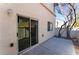 Small backyard with sliding door access at 10441 Concetta Ave, Las Vegas, NV 89129