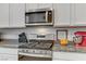 Stainless steel appliances and granite countertops at 10691 Sariah Skye Ave, Las Vegas, NV 89166