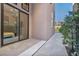 Relaxing patio space with a bedroom view and privacy at 10896 Tranquil Hills Way, Las Vegas, NV 89135