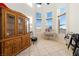 Bright breakfast nook with high ceilings and lots of natural light at 1411 E Blosser Ranch Rd, Pahrump, NV 89060