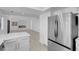 Stainless steel refrigerator in a bright, updated kitchen at 2619 Grey Stone Rd, Henderson, NV 89074