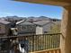 Elevated balcony offering scenic views of the neighborhood and mountains at 3041 Savella Ave, Henderson, NV 89044