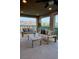 Relaxing balcony with mountain views and comfortable seating at 3041 Savella Ave, Henderson, NV 89044