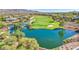 Peaceful pond and golf course nestled in a scenic landscape at 37 Stonemark Dr, Henderson, NV 89052