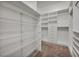 Large walk-in closet with wire shelving and drawers at 37 Stonemark Dr, Henderson, NV 89052