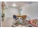 Dining area with tiled floor and round dining table at 3767 Monument St, Las Vegas, NV 89121