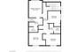 Detailed floor plan showcasing a home's layout, including primary bedroom and multiple baths at 4070 Emerald Wood St, Las Vegas, NV 89115