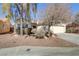 Single-story home with two-car garage and well-maintained landscaping at 4176 Demoline Cir, Las Vegas, NV 89141