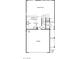 First floor plan showcasing an open concept layout with kitchen, great room and garage at 4199 Nopal Serrano Ave, Las Vegas, NV 89141