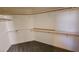 Spacious walk-in closet with shelves and rods at 4290 S Gressa St, Pahrump, NV 89061