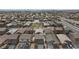 Aerial view of a quiet residential neighborhood at 521 Abrazar Ave, North Las Vegas, NV 89081