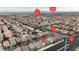 Aerial view showing house location near Durango Casino at 5233 Fiery Sky Ridge St, Las Vegas, NV 89148