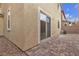 Private backyard patio with brick pavers at 5233 Fiery Sky Ridge St, Las Vegas, NV 89148