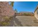 Large backyard with gravel and block wall at 685 Viale Machiavelli Ln, Henderson, NV 89011