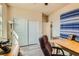 Guest bedroom with a closet and home office space at 685 Viale Machiavelli Ln, Henderson, NV 89011