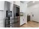 Modern kitchen with stainless steel refrigerator at 7230 Galaxy Dune St, Las Vegas, NV 89148