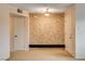 Entryway with textured wall, built-in bench and light fixture at 7232 Raincloud Dr, Las Vegas, NV 89145