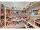 Organized pantry with ample shelving for food storage at 821 Barrhead Ave, Henderson, NV 89012