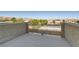 Private deck with mountain views and metal railing at 9570 Wenmarie Ct, Las Vegas, NV 89148