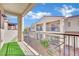 Private balcony overlooking the community courtyard at 988 Via Panfilo Ave, Henderson, NV 89011