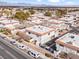 Aerial view showing the location of the property within a complex of similar units at 1008 Willow Tree Dr # B, Las Vegas, NV 89128