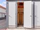 Interior view of a storage unit with wooden shelving at 1008 Willow Tree Dr # B, Las Vegas, NV 89128